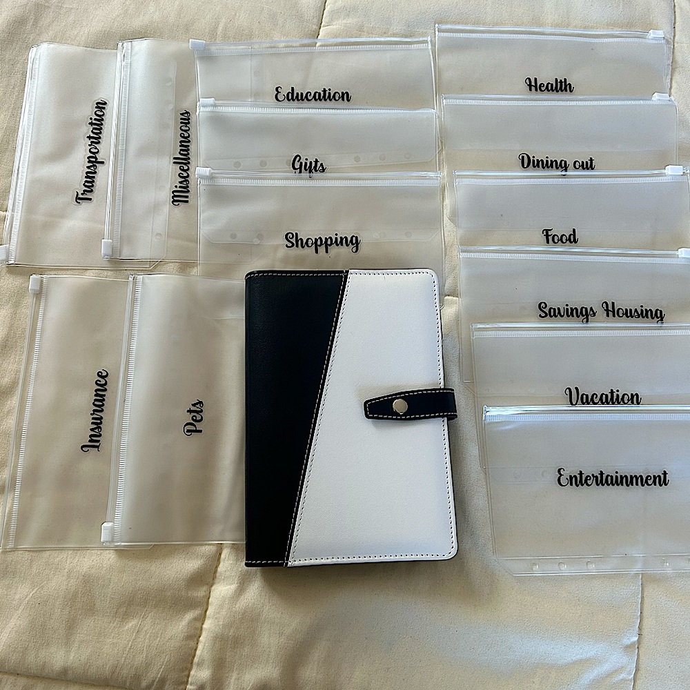 A6 Budget Binder and Cash Envelopes | Cash Stuffing Binder | Budgeting Binders